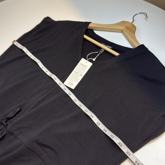 Eileen Fisher Fine Jersey Wide-Leg Jumpsuit Black NEW - Picture 11 of 12